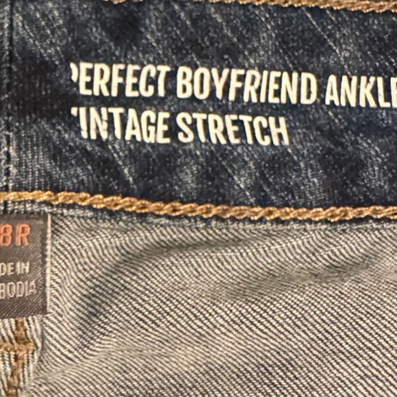 Torrid Perfect Boyfriend Ankle Jeans 28R Dark Wash Vintage Stretch - Picture 6 of 9